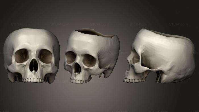 Vases (Skull 32, VZ_1026) 3D models for cnc